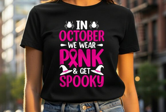 Cancer Awareness We Wear Pink Spooky