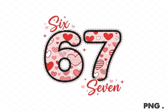 Funny 67 Valentine PNG