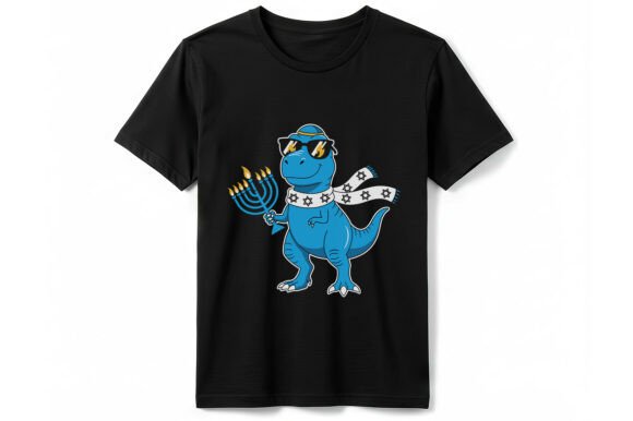 Funny Dinosaur Hanukkah