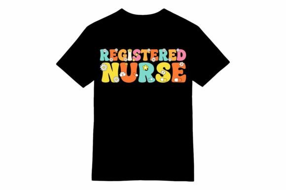Groovy Registered Nurse T-Shirt