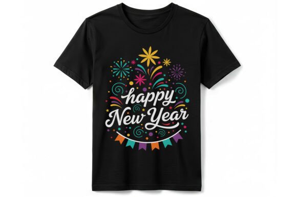 Happy New Year Fireworks T-shirt