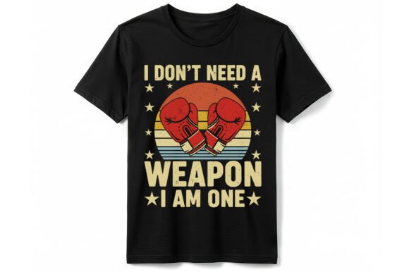 I Am a Weapon Boxer T-shirt