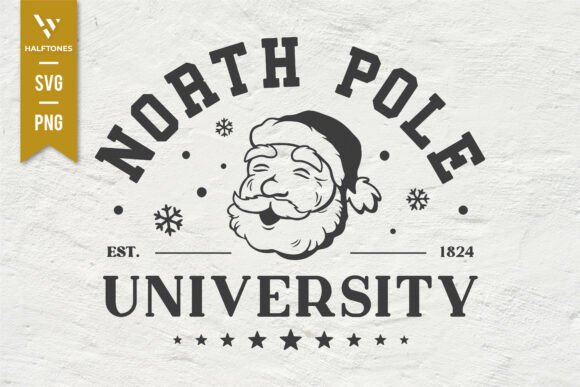 North Pole University Christmas Santa
