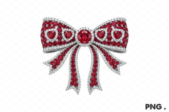 Sparkling Glitter Valentine Bow Png