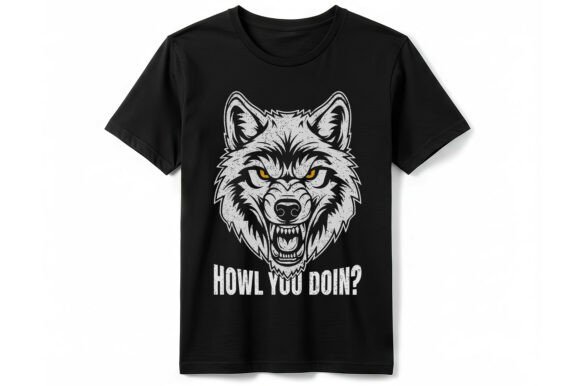 Wolf Howl You Doin Funny T-shirt